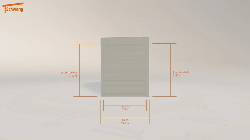 #DE Schweng Flachdachcarport C600+ (ID w37gbb) #MTG
