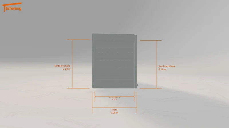 #DE Schweng Flachdachcarport C600+ (ID w37gbb) #MTG