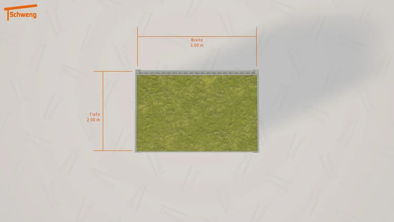 #DE Schweng Flachdachcarport C600+ (ID w37gbb) #MTG