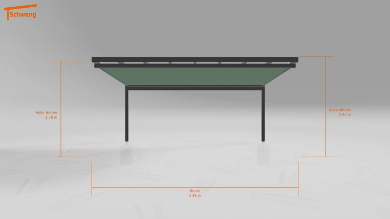 #DE Schweng Terrassenüberdachung S400 (ID ygj24v)