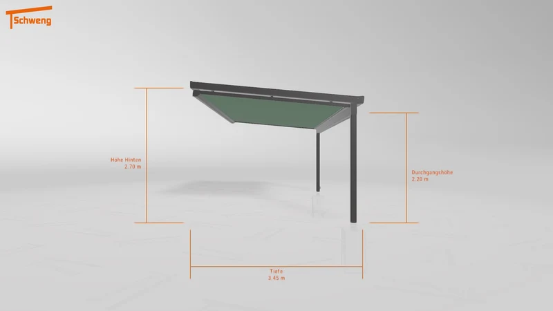 #DE Schweng Terrassenüberdachung S400 (ID ygj24v)