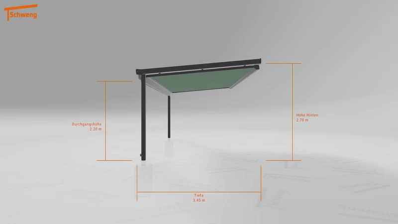 #DE Schweng Terrassenüberdachung S400 (ID ygj24v)