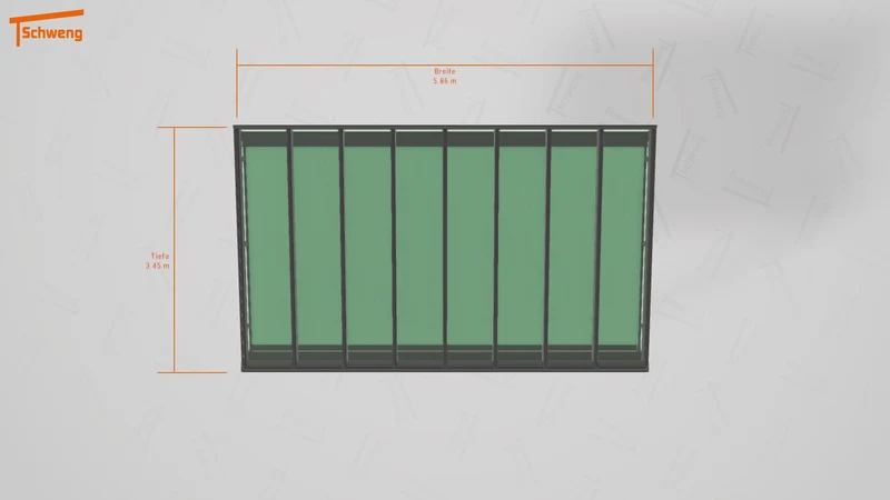 #DE Schweng Terrassenüberdachung S400 (ID ygj24v)