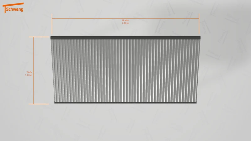 #DE Schweng Pultdachcarport S400 (ID 42wgrd)