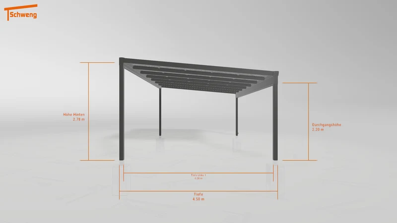 #DE Schweng Pultdachcarport S400 (ID g75byq)