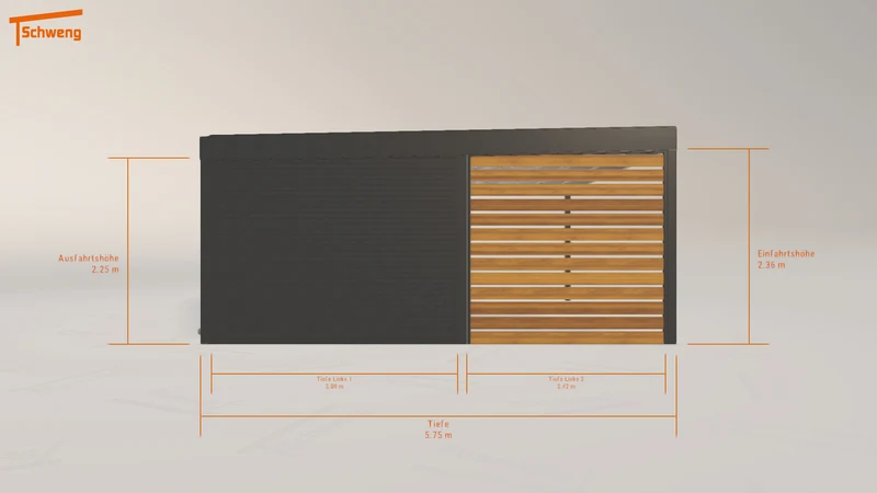 #DE Schweng Flachdachcarport C600+ (ID 9wjp3y) #MTG