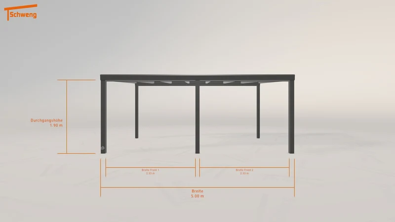 #DE Schweng Terrassenüberdachung S350 (ID dvk392)