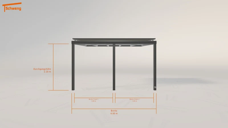 #DE Schweng Terrassenüberdachung S350 (ID 85qbx5)