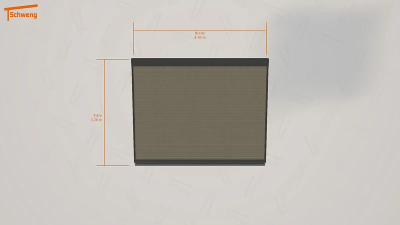 #DE Schweng Terrassenüberdachung S350 (ID 85qbx5)