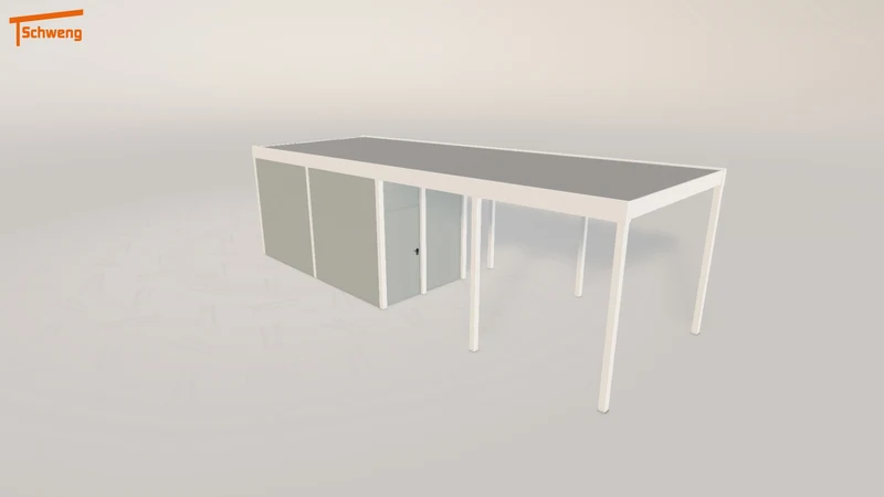 #DE Schweng Flachdachcarport C600 (ID jjz28x) #MTG