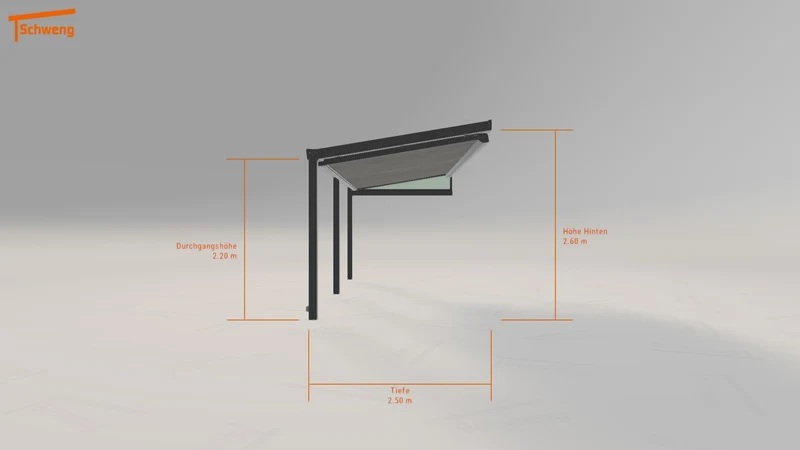 #DE Schweng Terrassenüberdachung S400 (ID k297rg)