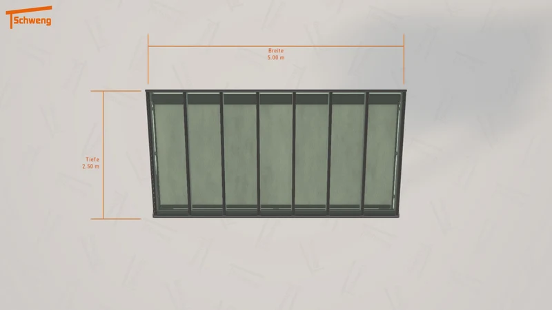 #DE Schweng Terrassenüberdachung S400 (ID k297rg)