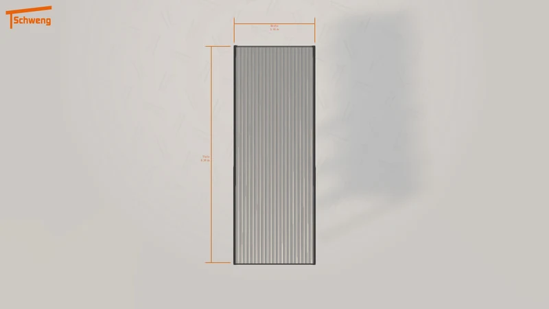#DE Schweng Flachdachcarport C600+ (ID 33wx85)