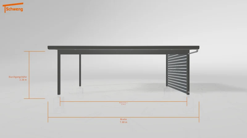 #DE Schweng Pultdachcarport S400 (ID 5mznwk)