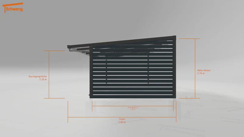 #DE Schweng Pultdachcarport S400 (ID 5mznwk)