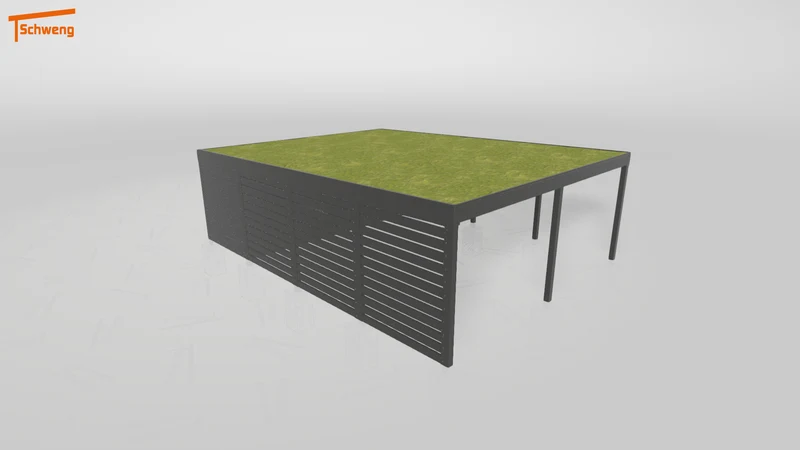 #DE Schweng Flachdachcarport C600+ (ID dvn532) #MTG
