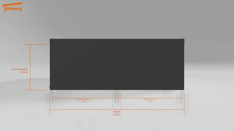 #DE Schweng Flachdachcarport C600+ (ID dvn532) #MTG