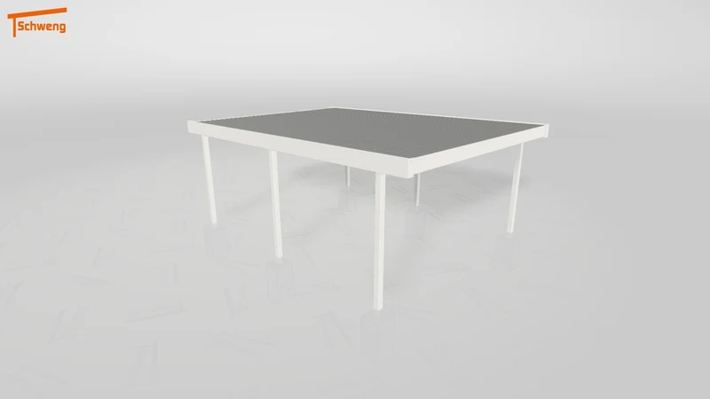 #DE Schweng Flachdachcarport C600+ (ID qdvjwv) #MTG