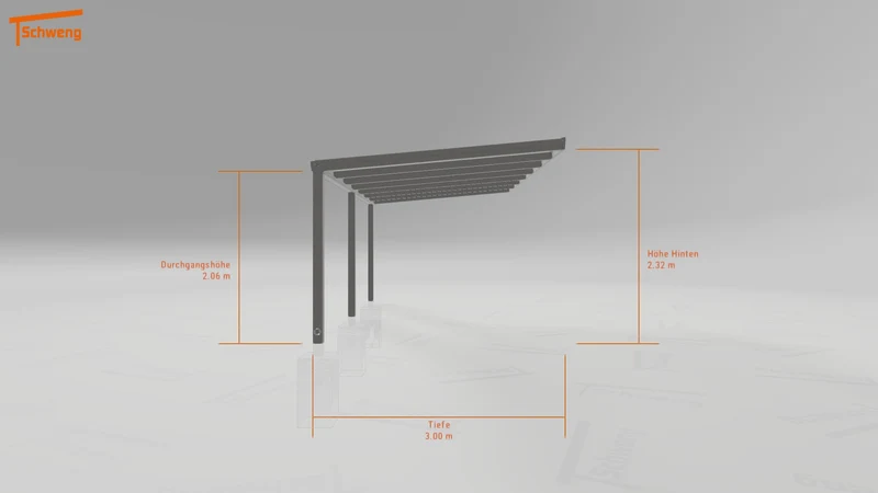 #DE Schweng Terrassenüberdachung S350 (ID 77bqq8)
