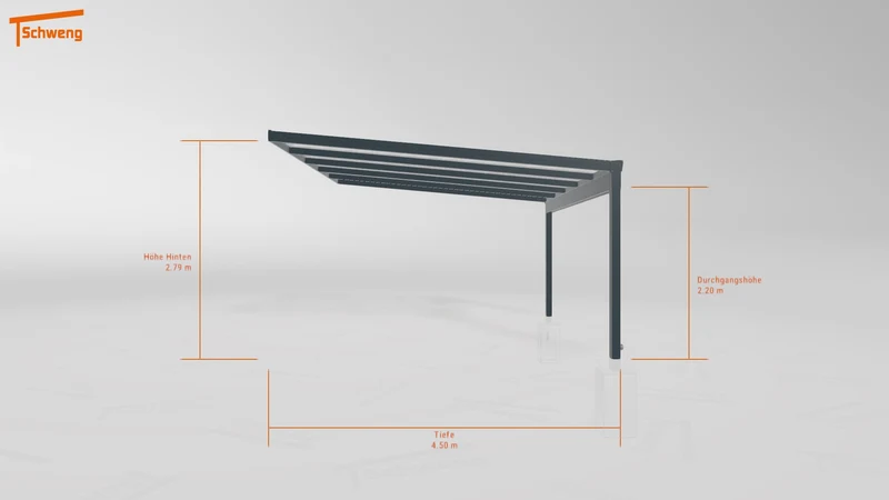 #DE Schweng Pultdachcarport S400 (ID 77bqng) #MTG