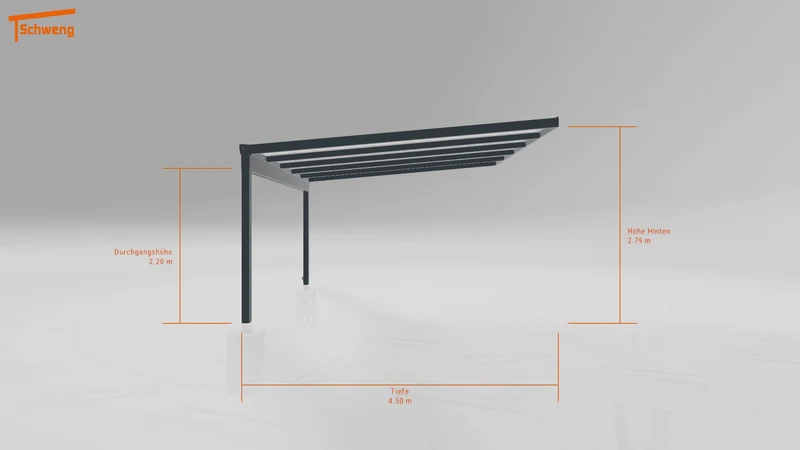 #DE Schweng Pultdachcarport S400 (ID 77bqng) #MTG