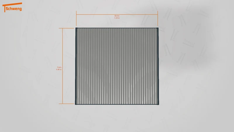 #DE Schweng Flachdachcarport C600+ (ID qdvj48) #MTG