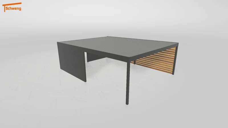 #DE Schweng Flachdachcarport C600+ (ID x78x2n) #MTG
