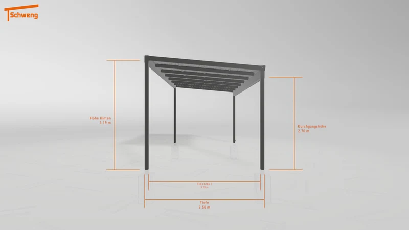 #DE Schweng Pultdachcarport S400 (ID n5mdmw)
