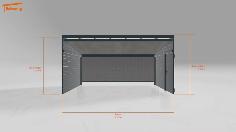 #DE Schweng Terrassenüberdachung S400 (ID 85p97j)