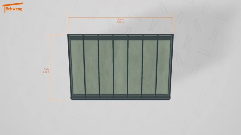 #DE Schweng Terrassenüberdachung S400 (ID 85p97j)
