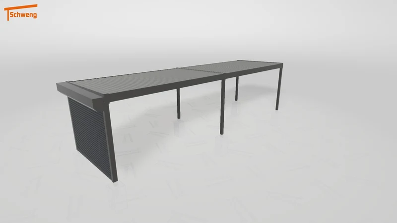 #DE Schweng Flachdachcarport C600 (ID k2jqy5)