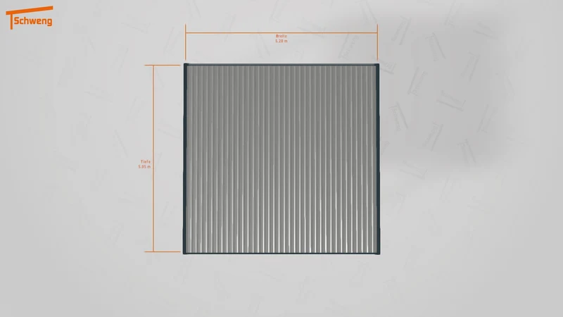 #DE Schweng Flachdachcarport C600+ (ID g75zgr) #MTG