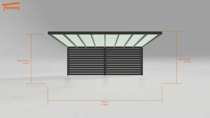 #DE Schweng Pultdachcarport S350 (ID mj25v9) #MTG