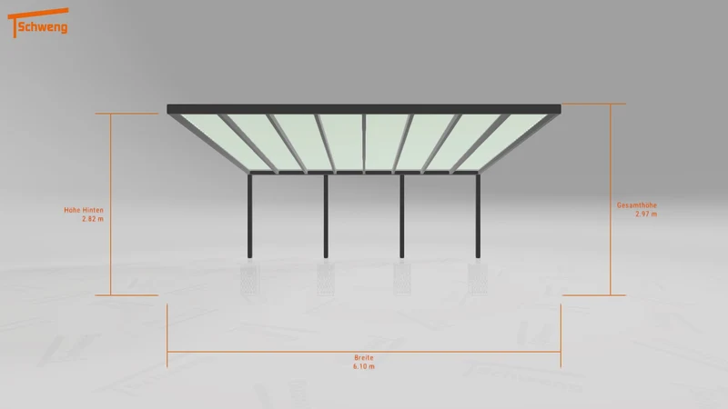 #DE Schweng Terrassenüberdachung S400 (ID 85p9vq)