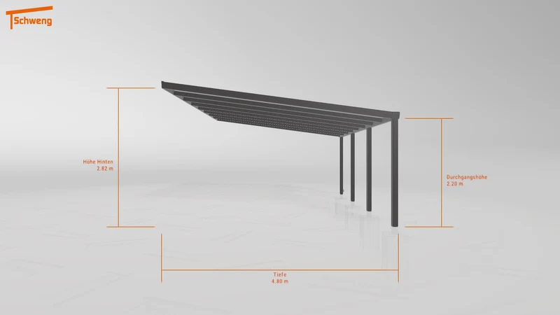 #DE Schweng Terrassenüberdachung S400 (ID 85p9vq)