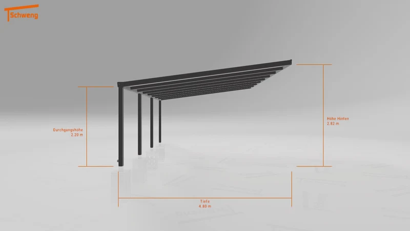 #DE Schweng Terrassenüberdachung S400 (ID 85p9vq)