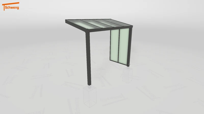 #DE Schweng Terrassenüberdachung S350 (ID 77bwdp)