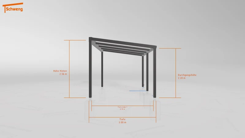 #DE Schweng Terrassenüberdachung S350 (ID qdvyb4)