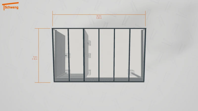 #DE Schweng Pultdachcarport S350 (ID mj2p45)