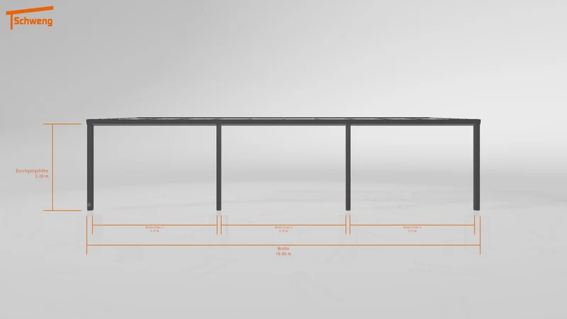 #CH Schweng Pultdachcarport S350 (ID 42wzm9) #MTG