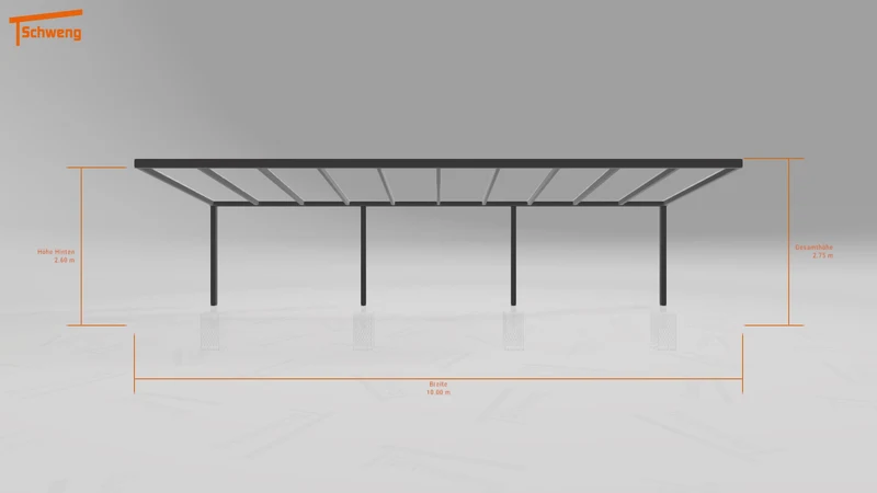 #CH Schweng Pultdachcarport S350 (ID 42wzm9) #MTG