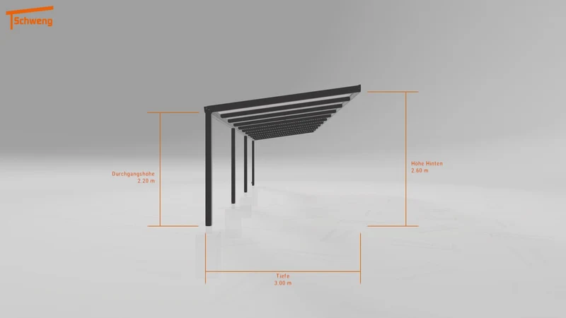 #CH Schweng Pultdachcarport S350 (ID 42wzm9) #MTG