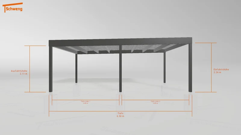 #DE Schweng Flachdachcarport C600 (ID k2j9nb) #MTG
