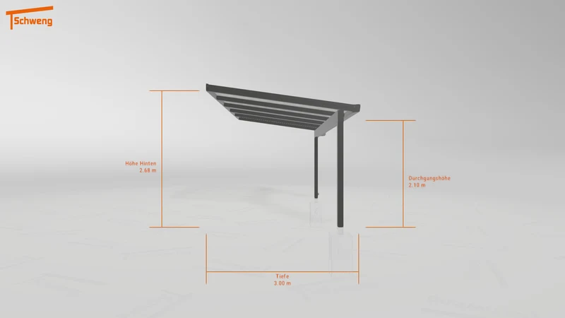 #DE Schweng Terrassenüberdachung S400 (ID 85pdg7)