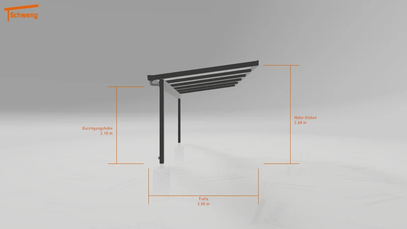 #DE Schweng Terrassenüberdachung S400 (ID 85pdg7)