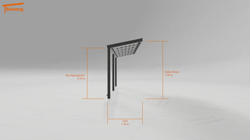 #DE Schweng Terrassenüberdachung S350 (ID jj8p3p)