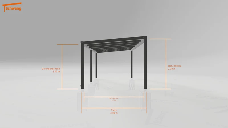#DE Schweng Terrassenüberdachung S400 (ID 85p9yj)