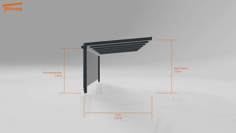 #DE Schweng Terrassenüberdachung S350 (ID x78934)