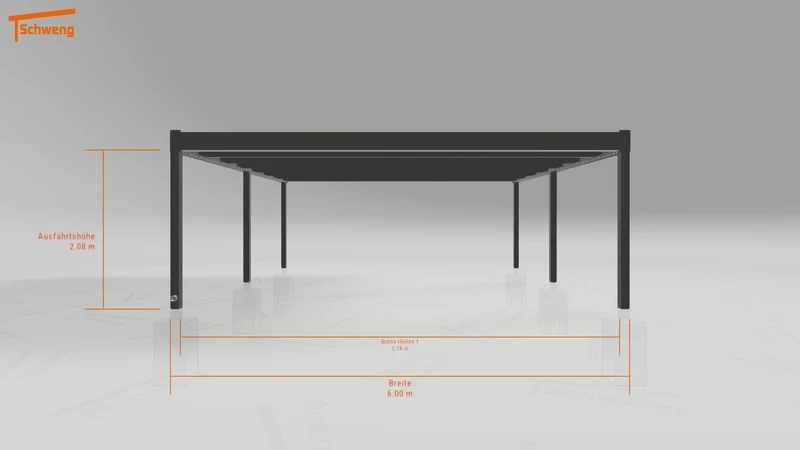 #DE Schweng Flachdachcarport C600 (ID rjnwxp) #MTG