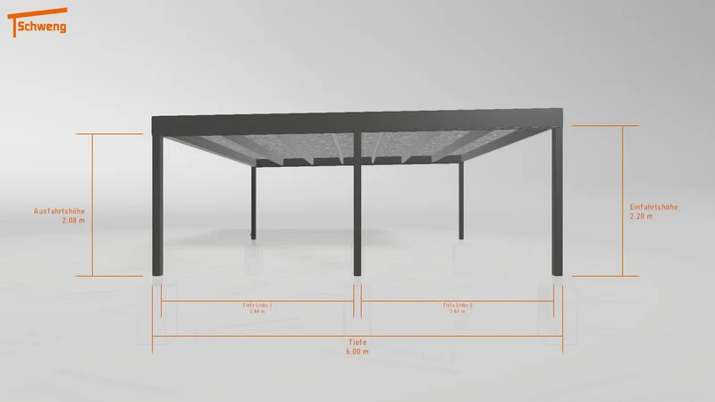 #DE Schweng Flachdachcarport C600 (ID rjnwxp) #MTG